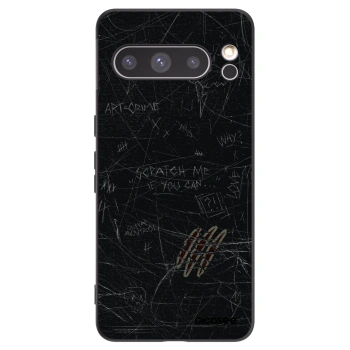 Picasee silikonowe czarne etui na Google Pixel 8 Pro - SCRATCH