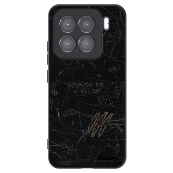 Picasee silikonowe czarne etui na Xiaomi 15 - SCRATCH