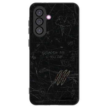 Picasee silikonowe czarne etui na Samsung Galaxy A56 5G A566B - SCRATCH