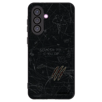 Picasee silikonowe czarne etui na Samsung Galaxy A36 5G - SCRATCH