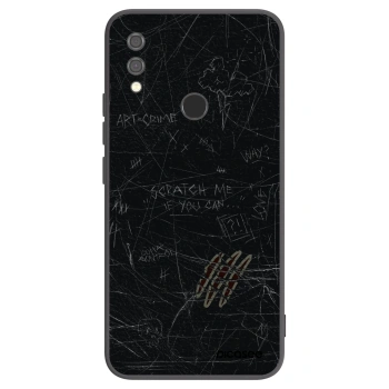 Picasee silikonowe czarne etui na Xiaomi Redmi Note 7 - SCRATCH