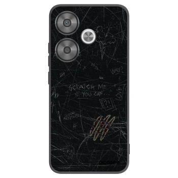 Picasee silikonowe czarne etui na Xiaomi Poco F6 - SCRATCH