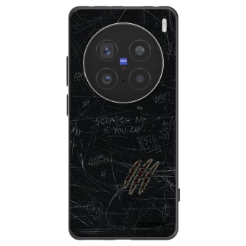 Picasee silikonowe czarne etui na Vivo X200 Pro - SCRATCH