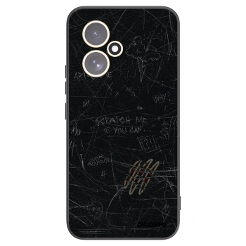 Picasee silikonowe czarne etui na Honor 400 5G - SCRATCH