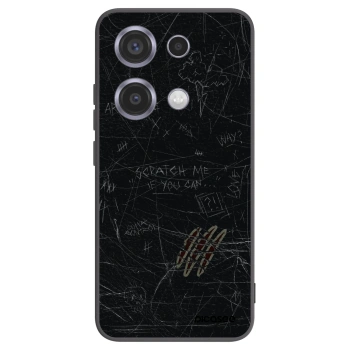 Picasee silikonowe czarne etui na Xiaomi Redmi Note 14S - SCRATCH