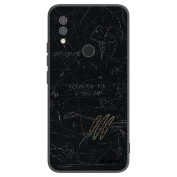 Picasee silikonowe czarne etui na Xiaomi Redmi 7 - SCRATCH