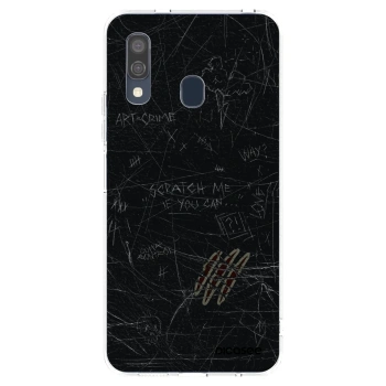 Picasee silikonowe przeźroczyste etui na Samsung Galaxy A40 A405F - SCRATCH