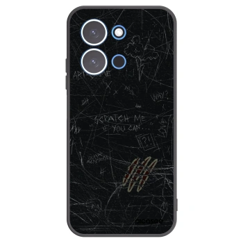 Picasee silikonowe czarne etui na Xiaomi Redmi 15C 4G - SCRATCH