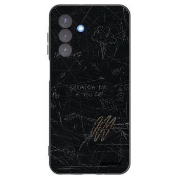 Picasee silikonowe czarne etui na Samsung Galaxy A17 5G - SCRATCH