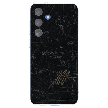 Picasee silikonowe przeźroczyste etui na Samsung Galaxy S25 FE 5G - SCRATCH