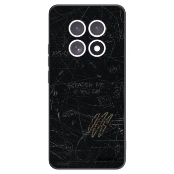 Picasee silikonowe czarne etui na Xiaomi Redmi Note 15 4G - SCRATCH