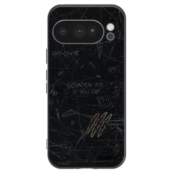 Picasee silikonowe czarne etui na Google Pixel 10 Pro - SCRATCH