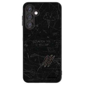 Picasee silikonowe czarne etui na Samsung Galaxy A16 4G - SCRATCH