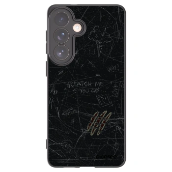 Picasee silikonowe czarne etui na Samsung Galaxy S26+ - SCRATCH