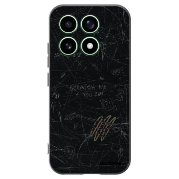 Picasee silikonowe czarne etui na Xiaomi 17 - SCRATCH