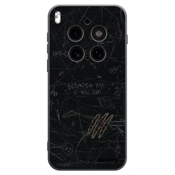Picasee silikonowe czarne etui na Vivo X300 Pro - SCRATCH