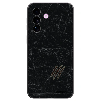 Picasee silikonowe czarne etui na Samsung Galaxy A57 5G - SCRATCH
