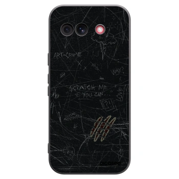 Picasee silikonowe czarne etui na Google Pixel 10a - SCRATCH