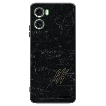Picasee silikonowe czarne etui na Motorola Moto G06 - SCRATCH