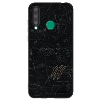 Picasee silikonowe czarne etui na Honor 20 Lite - SCRATCH