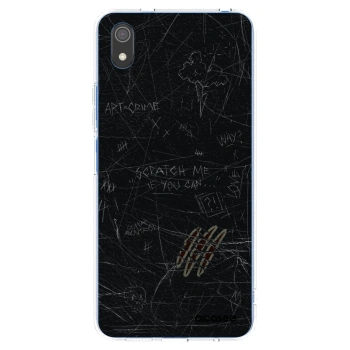 Picasee silikonowe przeźroczyste etui na Xiaomi Redmi 7A - SCRATCH