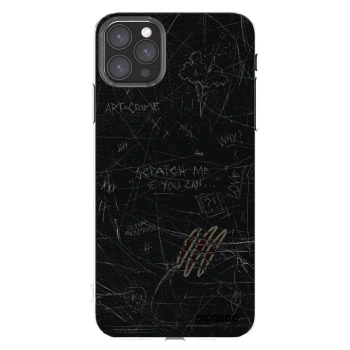 Picasee silikonowe przeźroczyste etui na Apple iPhone 11 Pro Max - SCRATCH