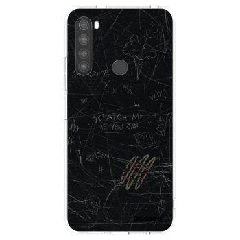 Picasee silikonowe przeźroczyste etui na Xiaomi Redmi Note 8 - SCRATCH