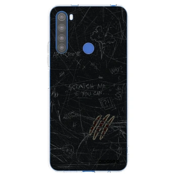 Picasee silikonowe przeźroczyste etui na Xiaomi Redmi Note 8T - SCRATCH