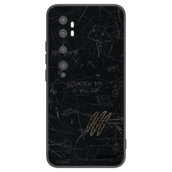 Picasee silikonowe czarne etui na Xiaomi Mi Note 10 (Pro) - SCRATCH