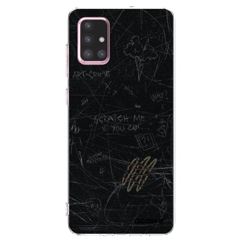 Picasee silikonowe przeźroczyste etui na Samsung Galaxy A71 A715F - SCRATCH