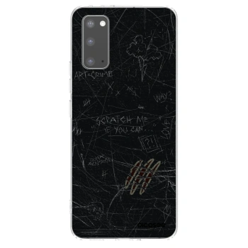 Picasee silikonowe przeźroczyste etui na Samsung Galaxy S20 G980F - SCRATCH