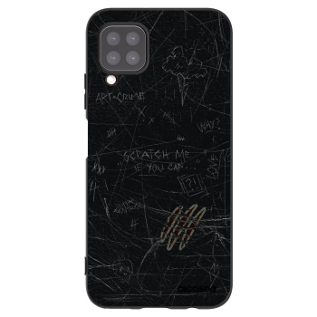 Picasee silikonowe czarne etui na Huawei P40 Lite - SCRATCH