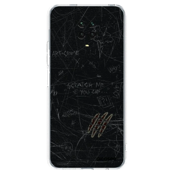 Picasee silikonowe przeźroczyste etui na Xiaomi Redmi Note 9S - SCRATCH