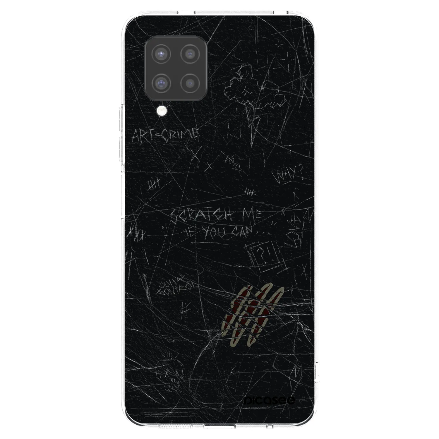 Picasee silikonowe przeźroczyste etui na Samsung Galaxy A42 A426B - SCRATCH