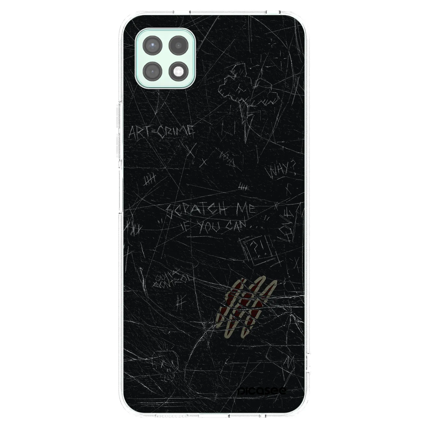 Picasee silikonowe przeźroczyste etui na Samsung Galaxy A22 A226B 5G - SCRATCH