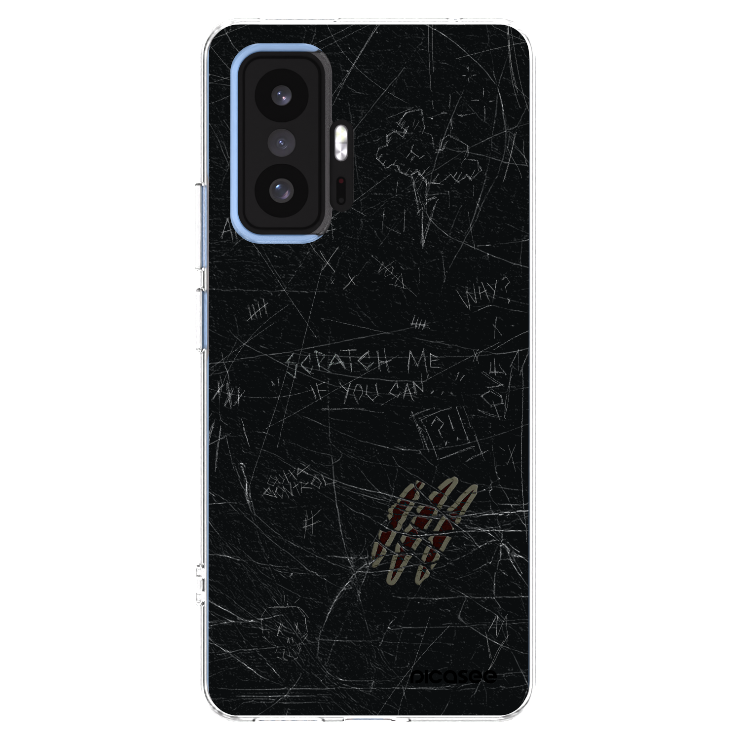 Picasee silikonowe przeźroczyste etui na Xiaomi 11T - SCRATCH