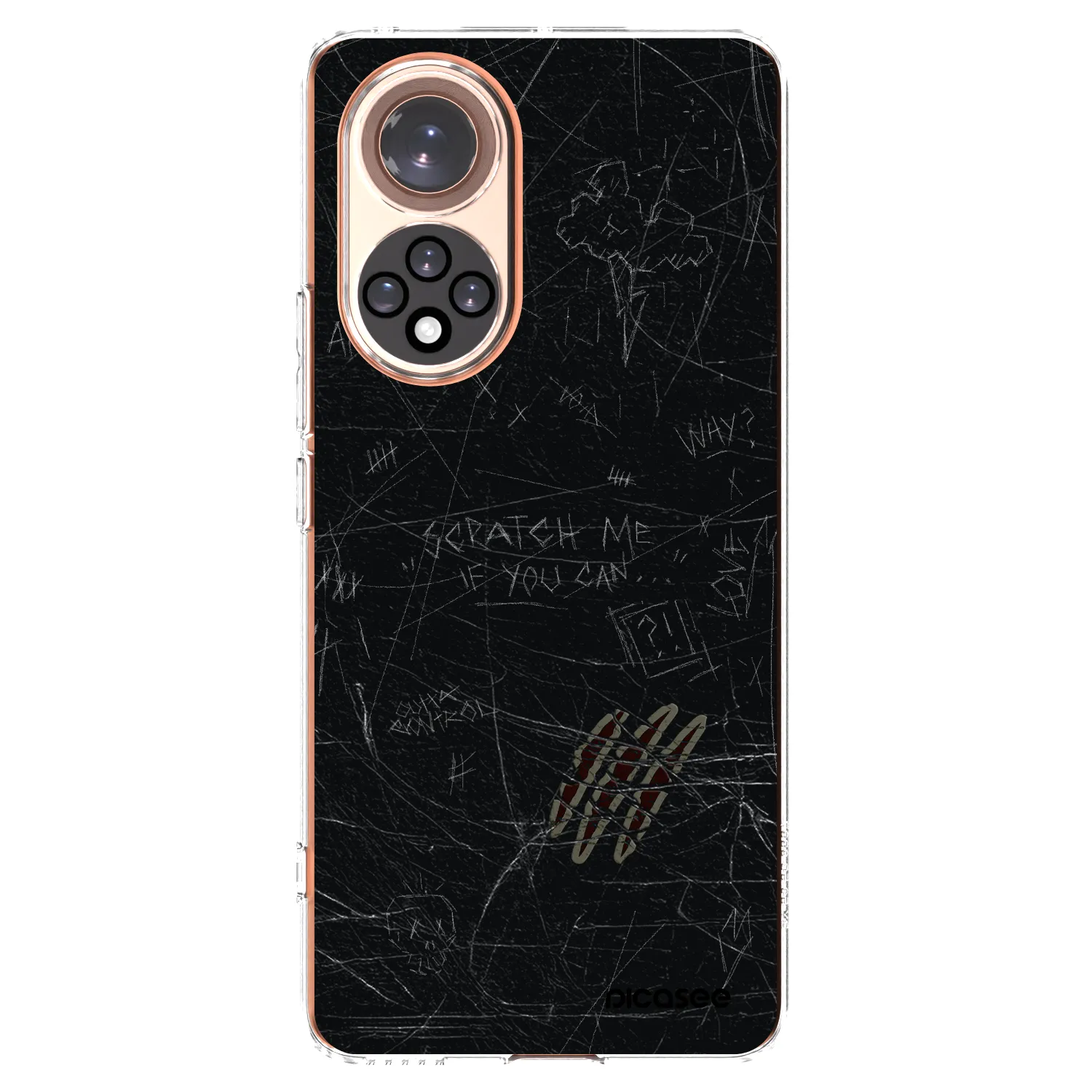 Picasee silikonowe przeźroczyste etui na Huawei Nova 9 - SCRATCH
