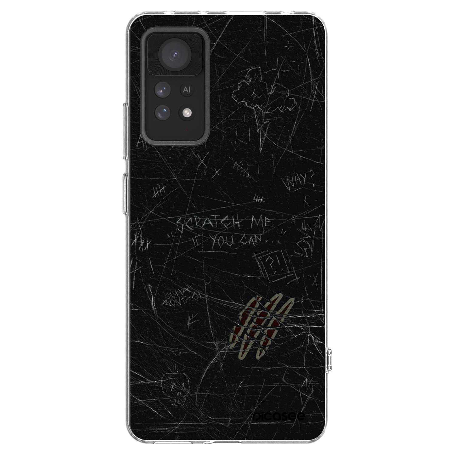 Picasee silikonowe przeźroczyste etui na Xiaomi Redmi Note 11 Pro 5G - SCRATCH
