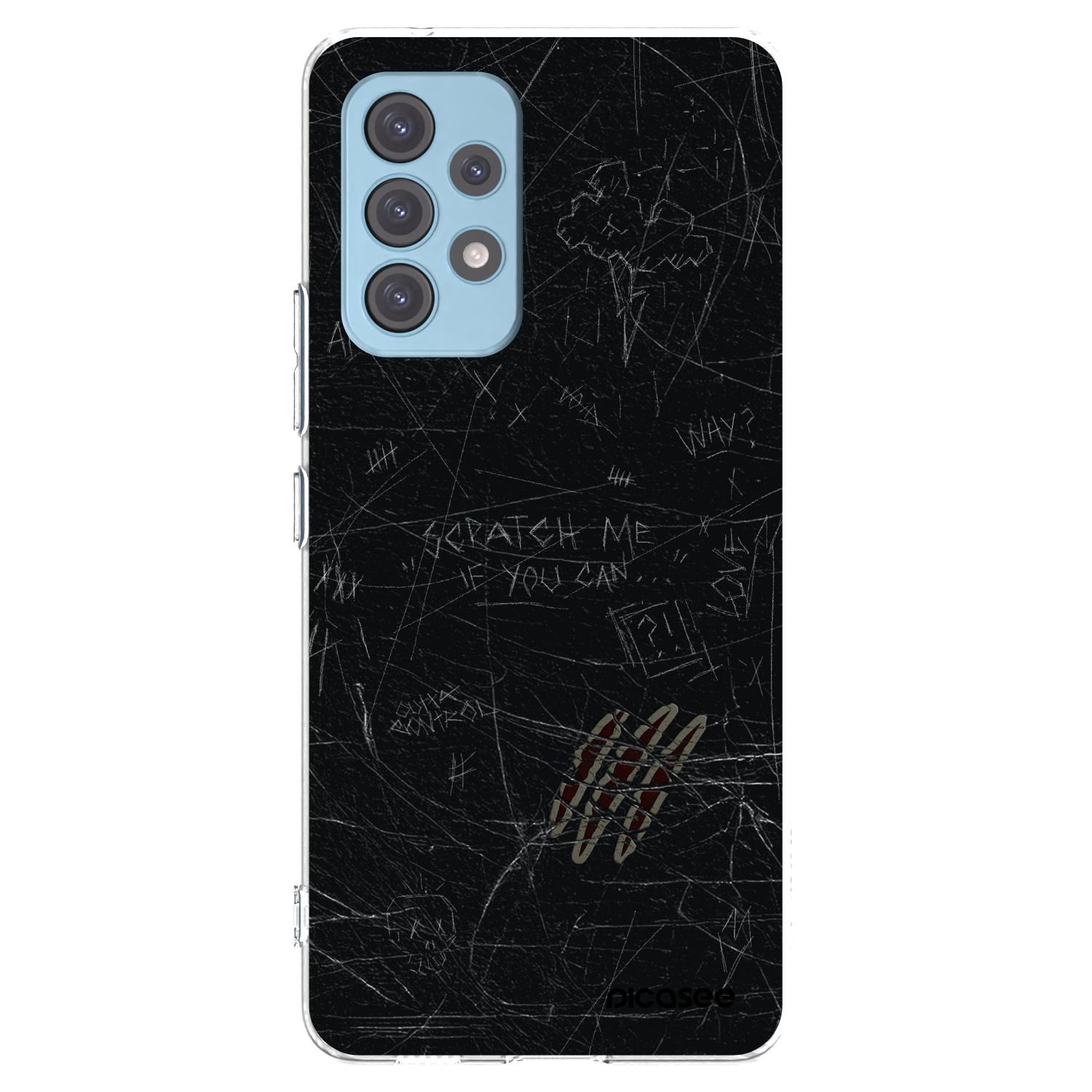 Picasee silikonowe przeźroczyste etui na Samsung Galaxy A53 5G A536 - SCRATCH