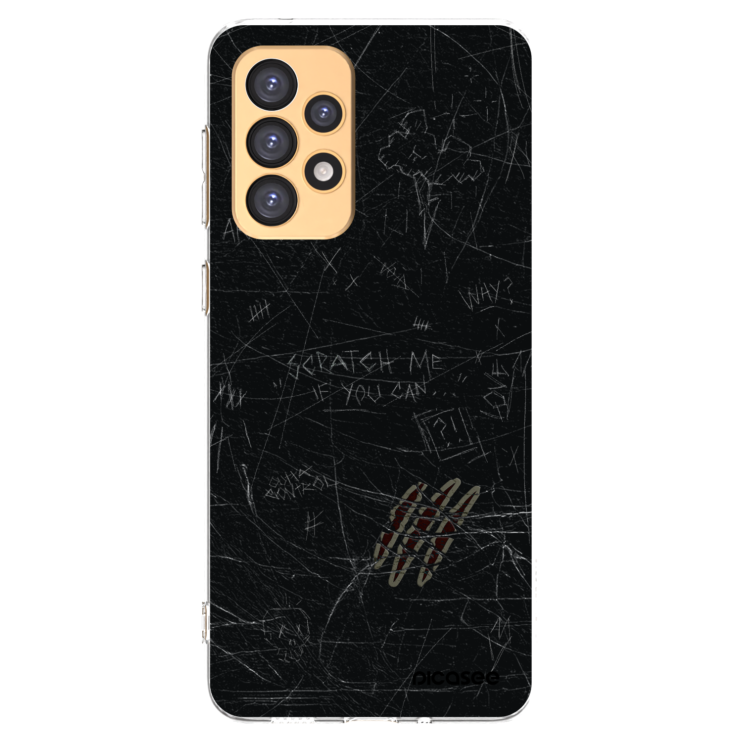 Picasee silikonowe przeźroczyste etui na Samsung Galaxy A33 5G A336 - SCRATCH