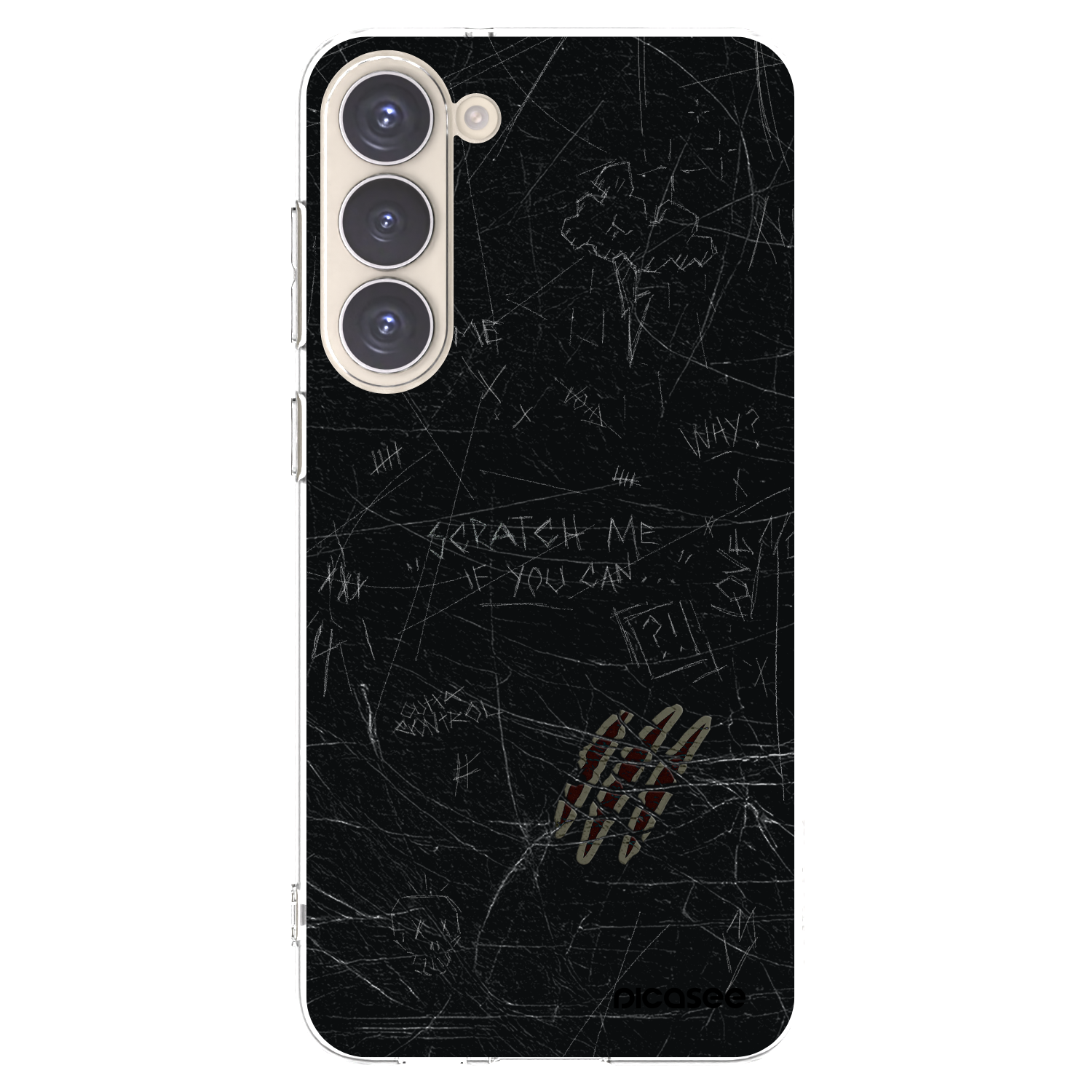 Picasee silikonowe przeźroczyste etui na Samsung Galaxy S23+ 5G - SCRATCH