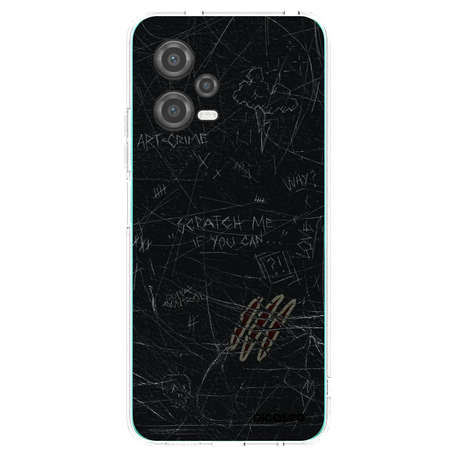 Picasee silikonowe przeźroczyste etui na Xiaomi Poco X5 - SCRATCH