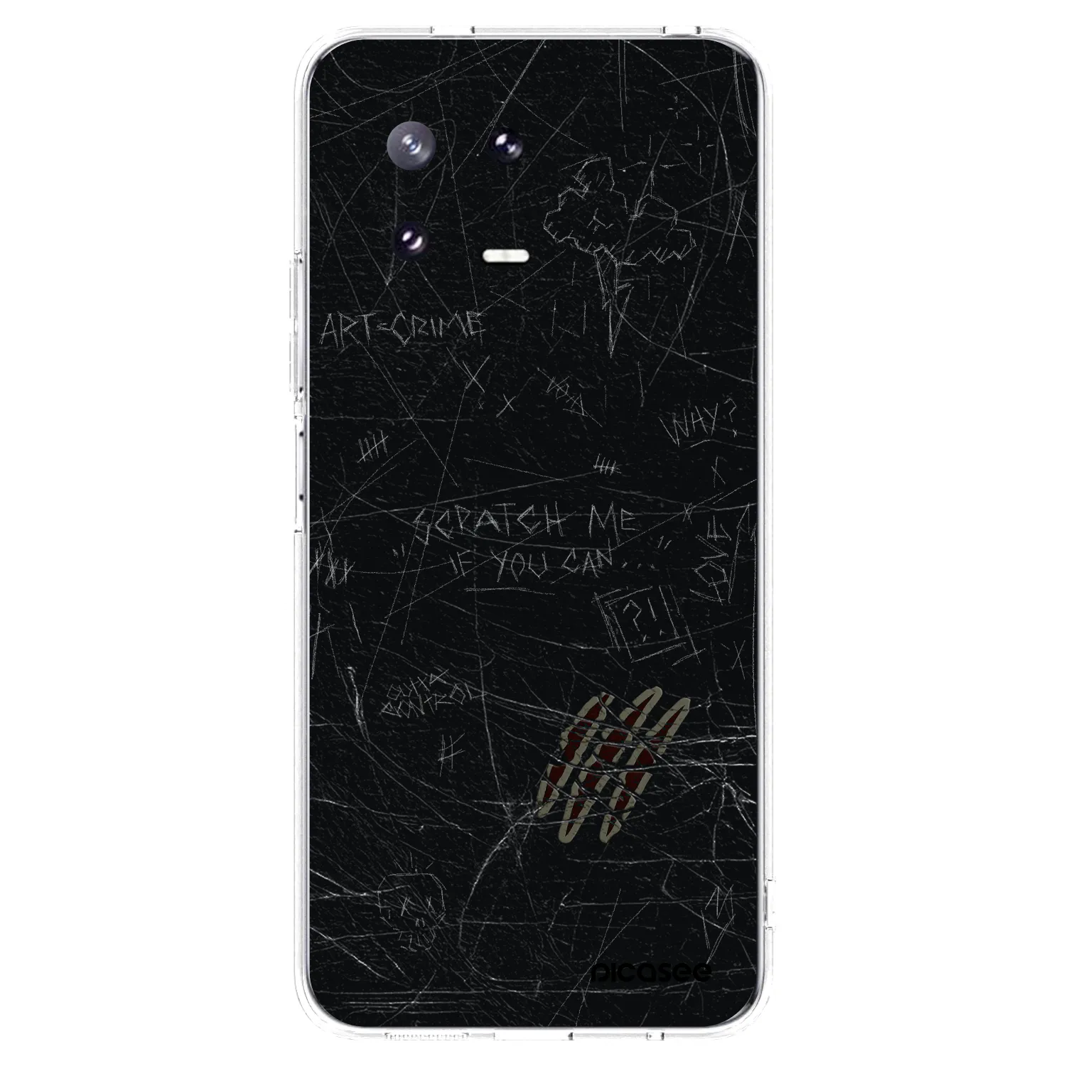 Picasee silikonowe przeźroczyste etui na Xiaomi 13 Pro - SCRATCH
