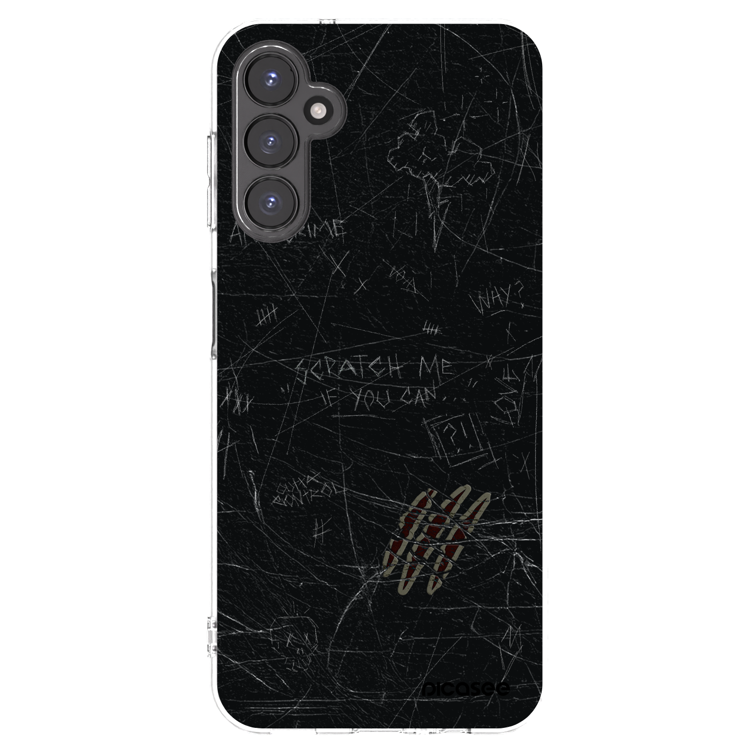 Picasee silikonowe przeźroczyste etui na Samsung Galaxy A14 4G A145R - SCRATCH