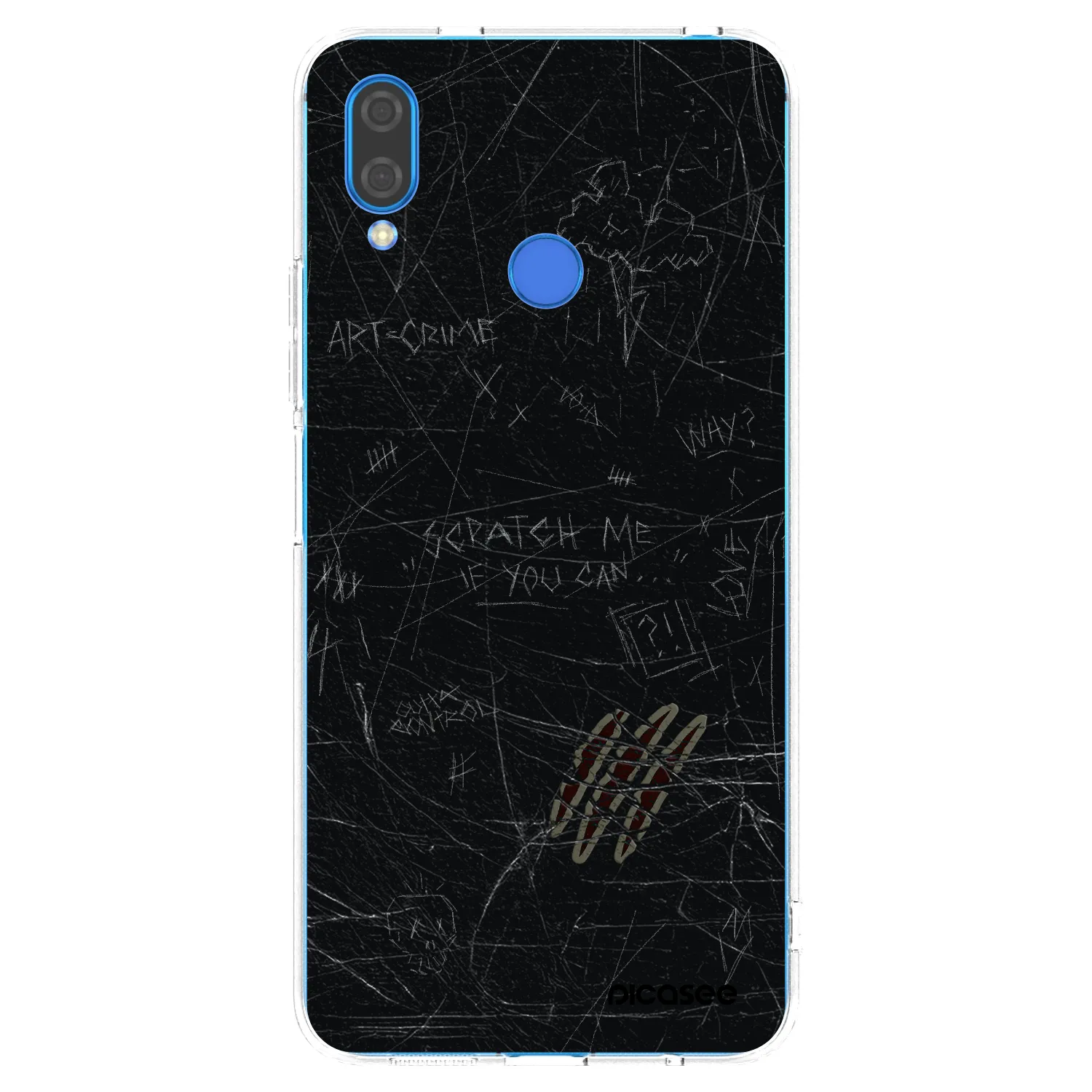 Picasee silikonowe przeźroczyste etui na Huawei Nova 3i - SCRATCH