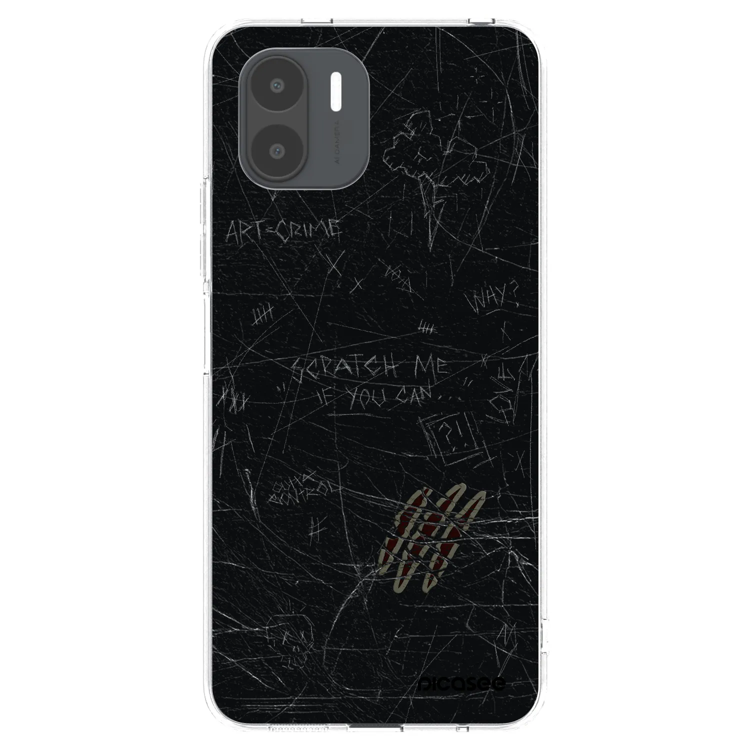 Picasee silikonowe przeźroczyste etui na Xiaomi Redmi A2 - SCRATCH