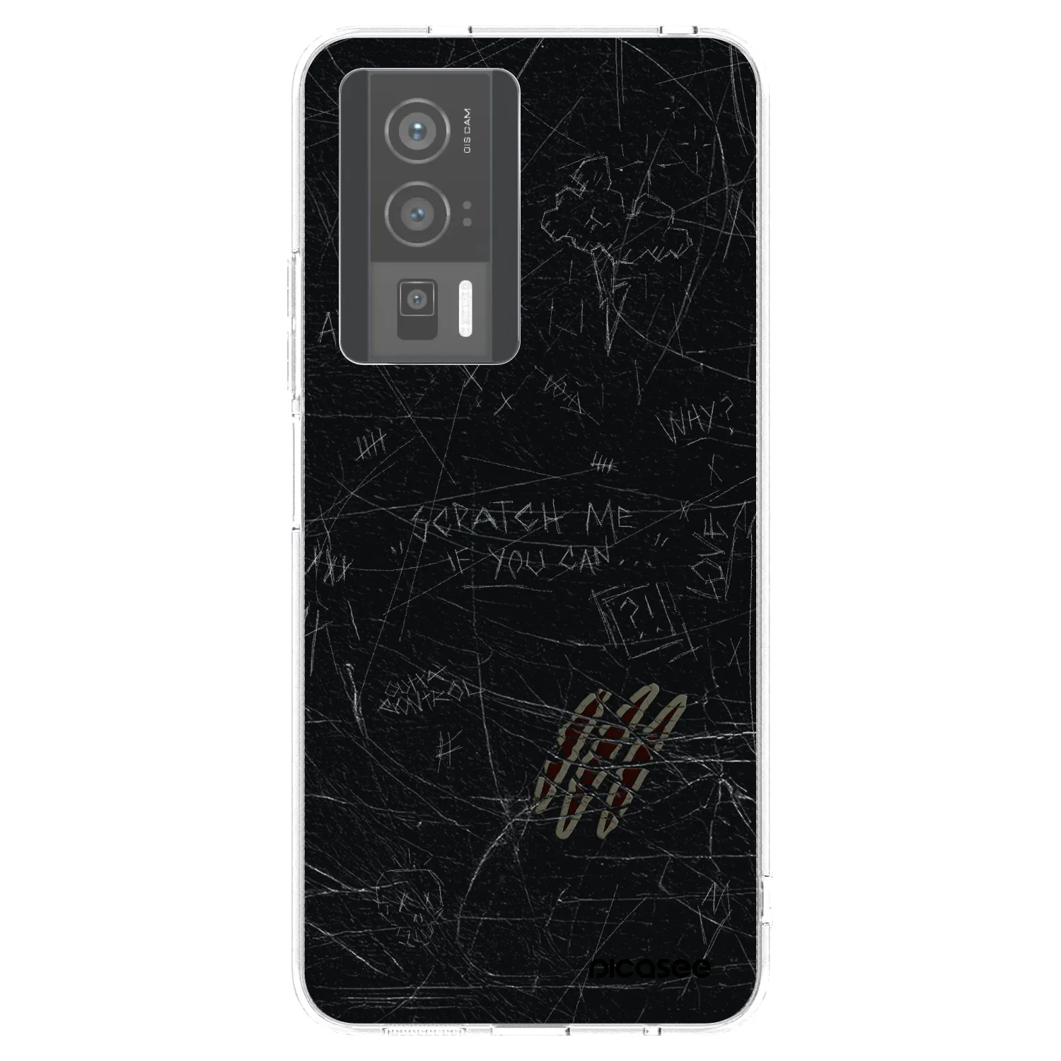 Picasee silikonowe przeźroczyste etui na Xiaomi Poco F5 Pro 5G - SCRATCH