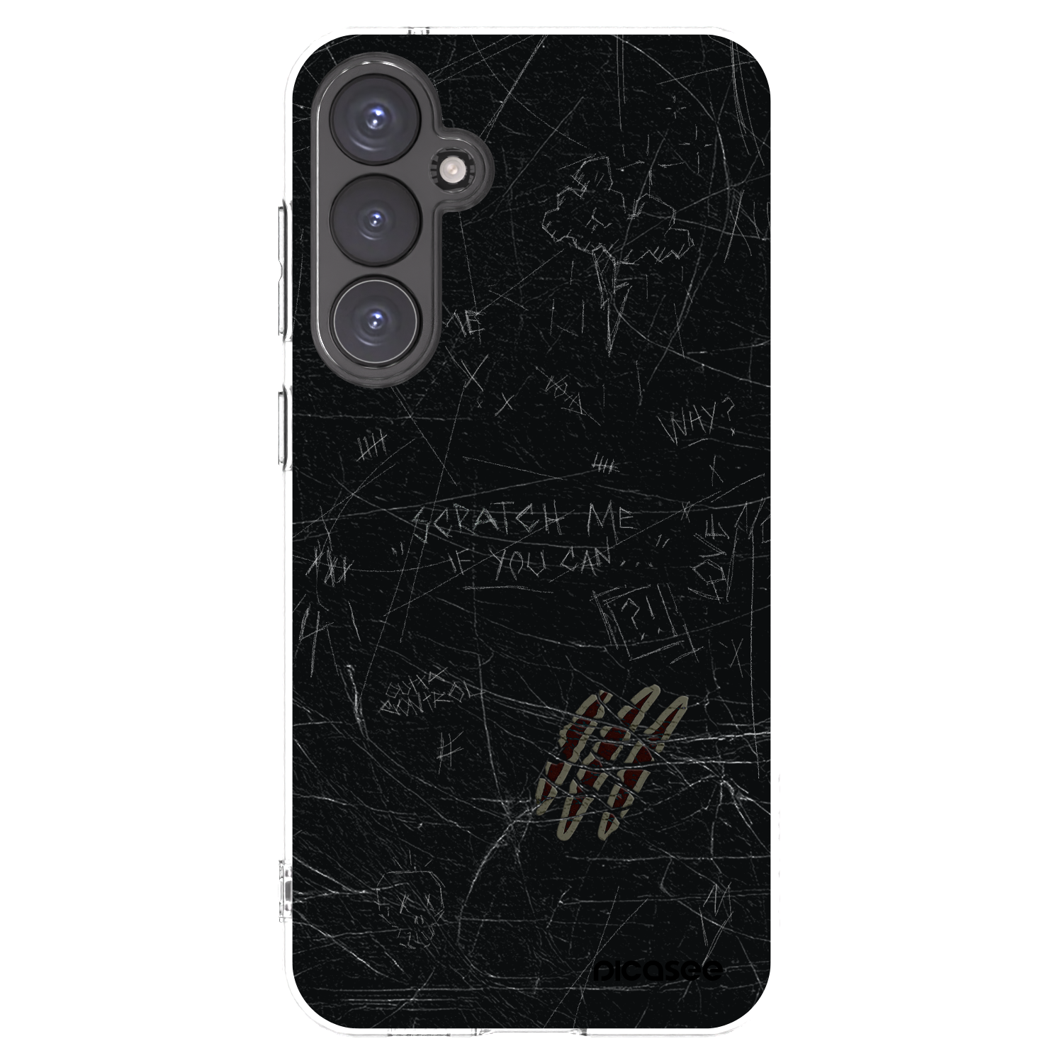 Picasee silikonowe przeźroczyste etui na Samsung Galaxy S23 FE S711B - SCRATCH