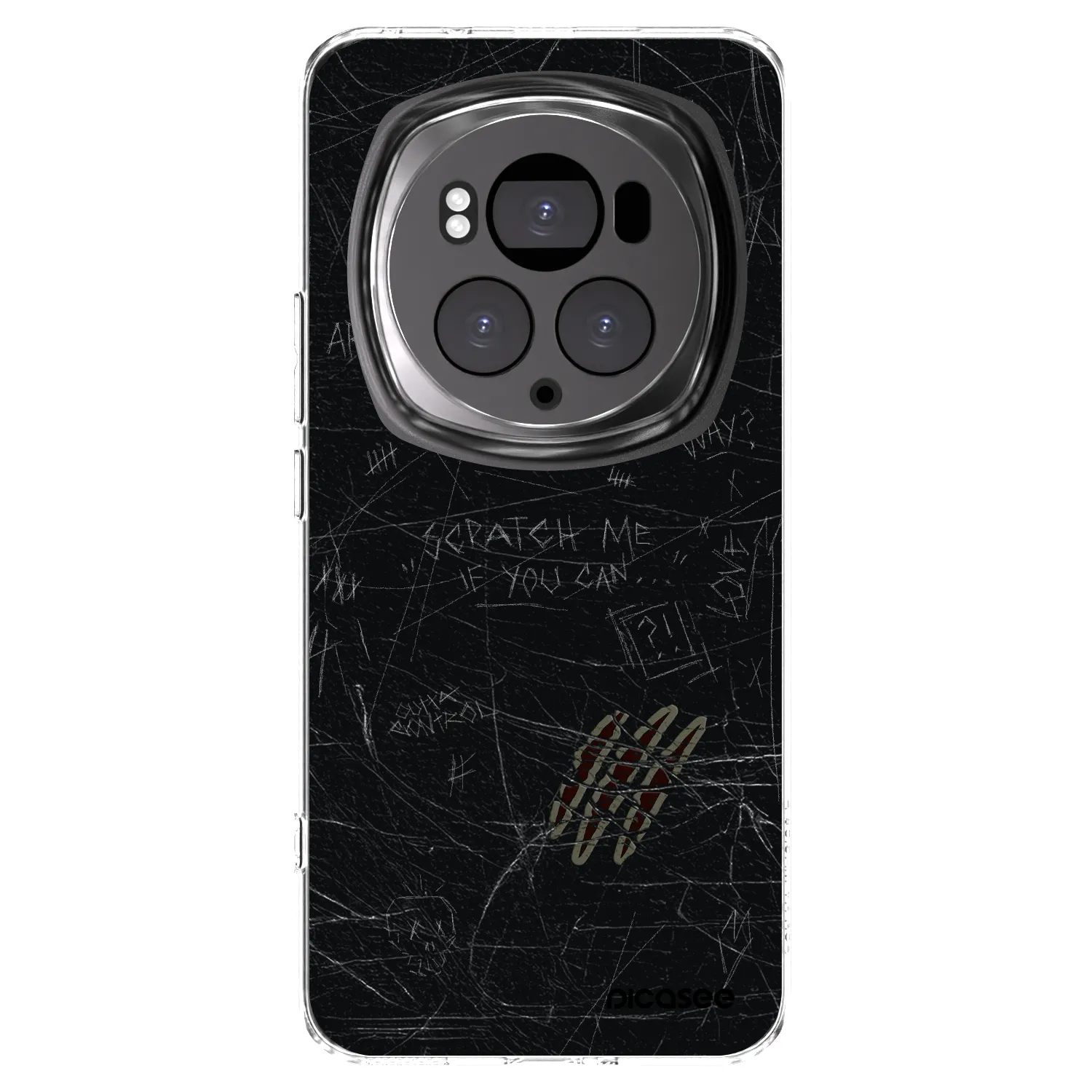 Picasee silikonowe przeźroczyste etui na Honor Magic6 Pro - SCRATCH