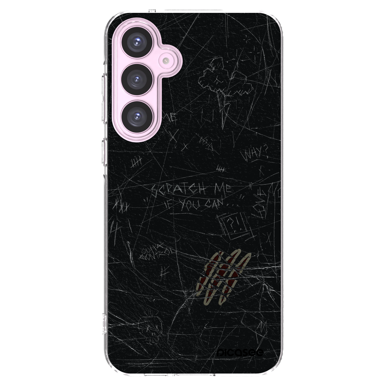Picasee silikonowe przeźroczyste etui na Samsung Galaxy A55 5G A556B - SCRATCH